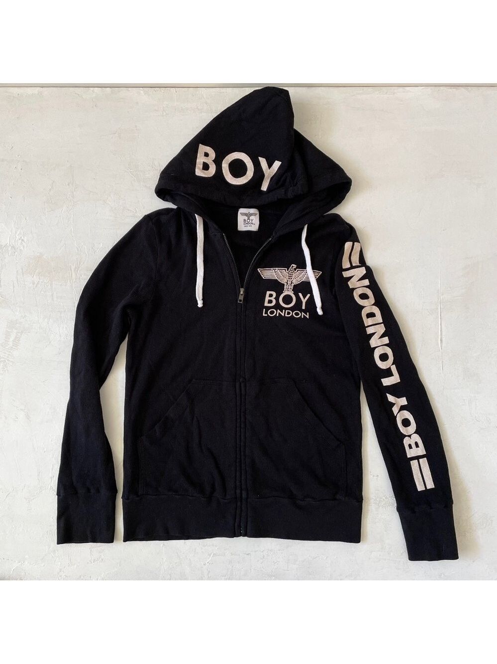 Boy London Black Kids Hoodie Jacket Size S